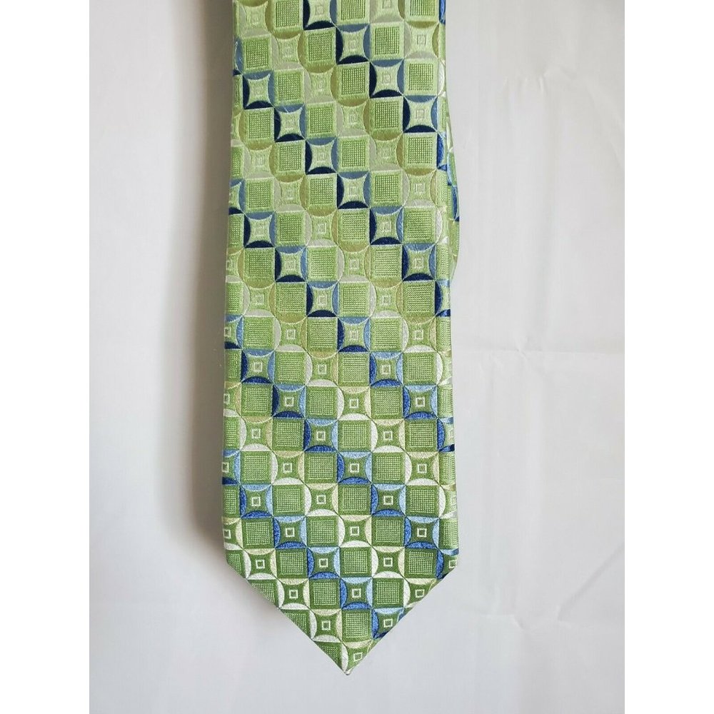 Michael Kors Men's NECKTIE 100% SILK Tie Green and